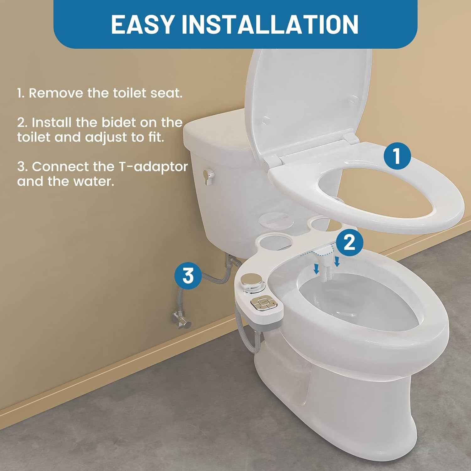 PENDEJATO Inserto Bidet per WC Non Elettrico - immagine 5