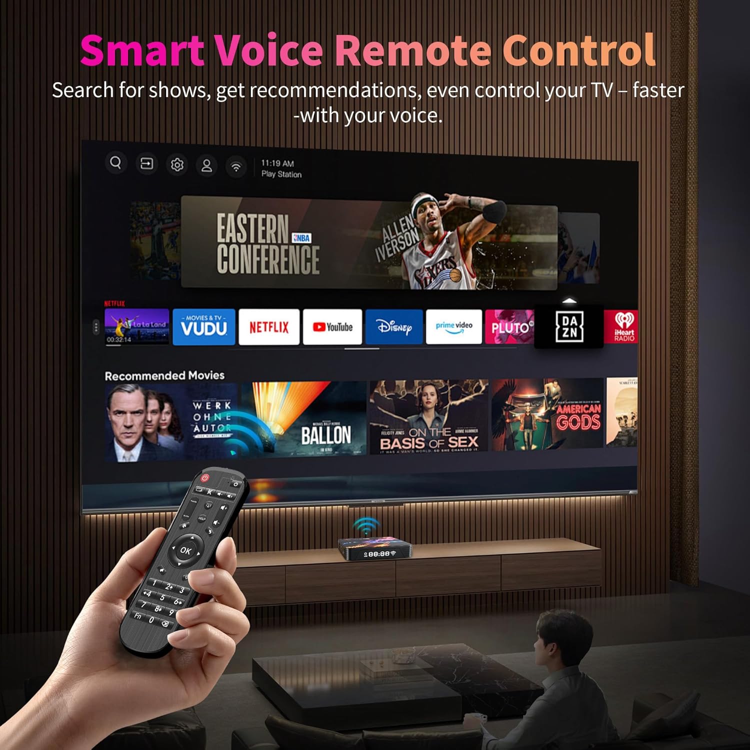 Android TV Box 14.0 - 4GB RAM 64GB ROM 4K - immagine 8