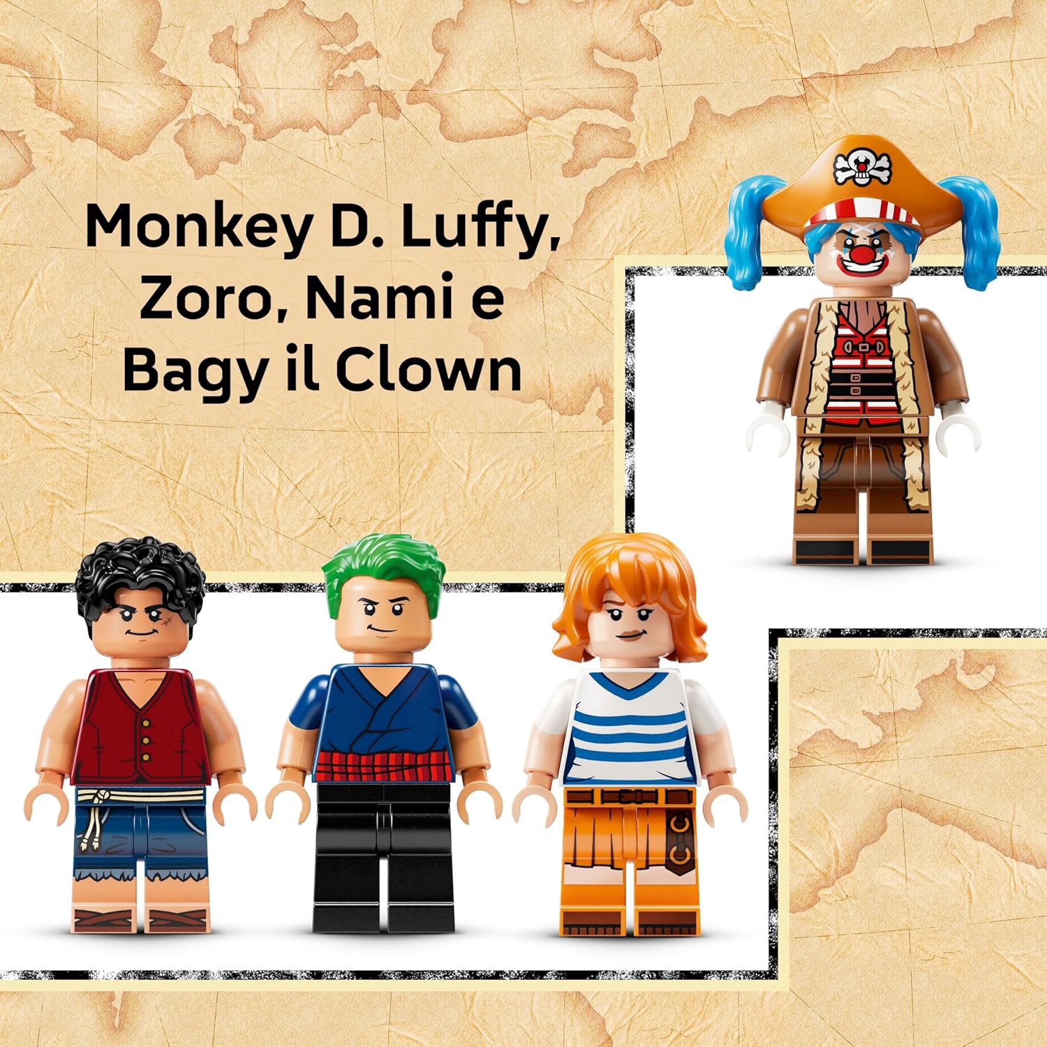 Lego ONE PIECE La Tenda del Circo di Bagy il Clown - 75637 - immagine 5