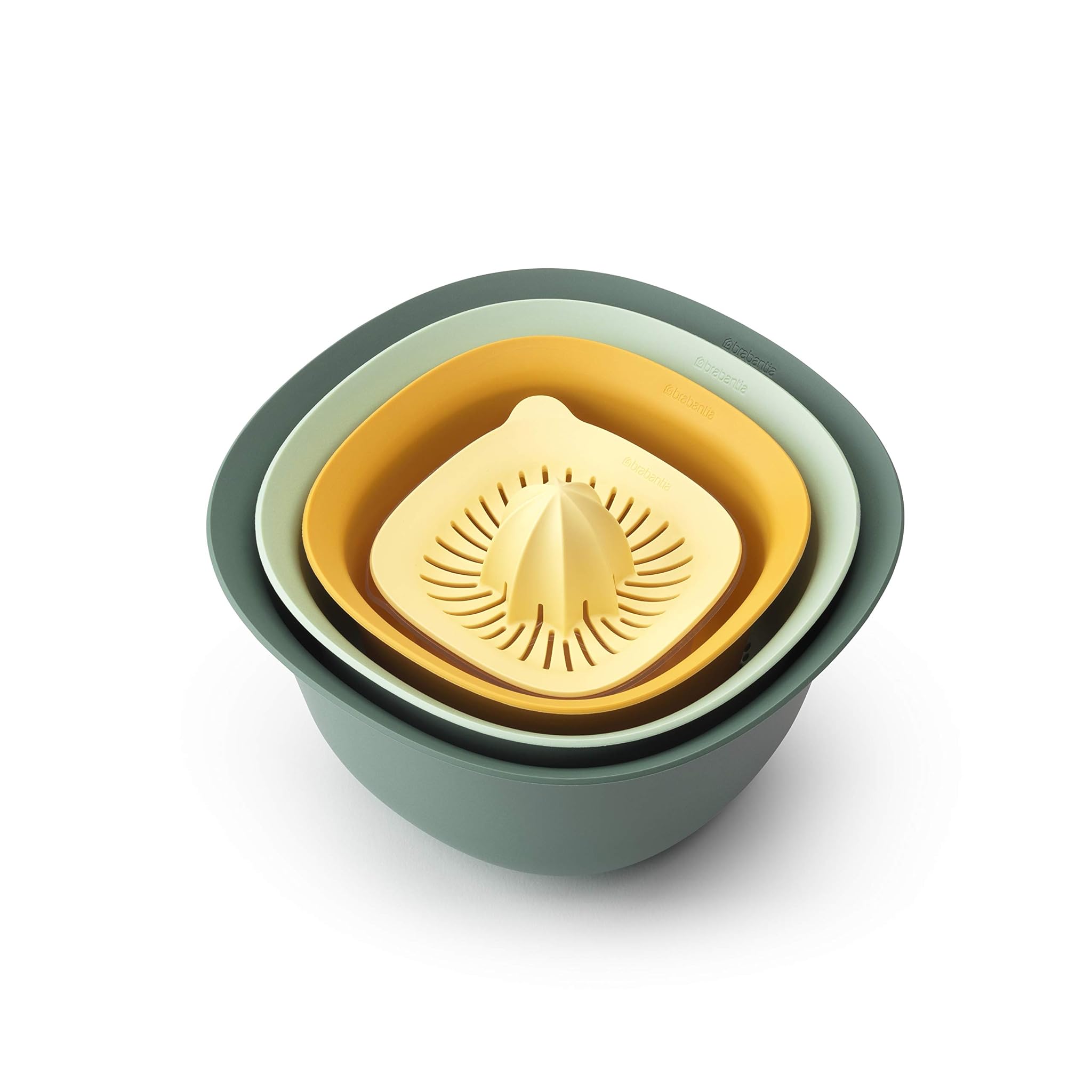 Brabantia Set Ciotole, Plastica, Tasty+ Assortiti