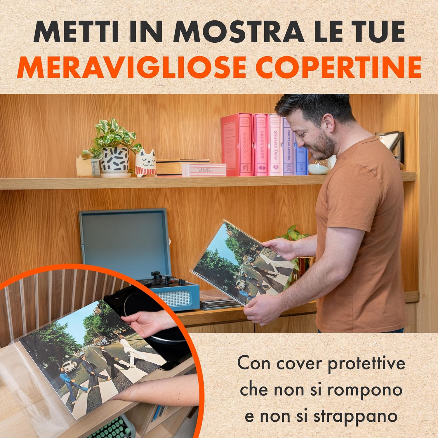 100x Buste Trasparenti per Vinile 33 Giri Standard - immagine 3