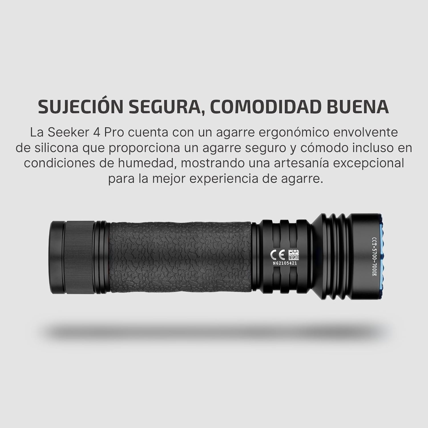 OLIGHT Seeker 4 Pro - Torcia LED Ricaricabile 4600 Lumen, Nera - immagine 5