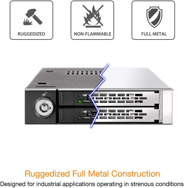 Icy Dock ToughArmor MB992SK-B Rack Rimovibile - immagine 4