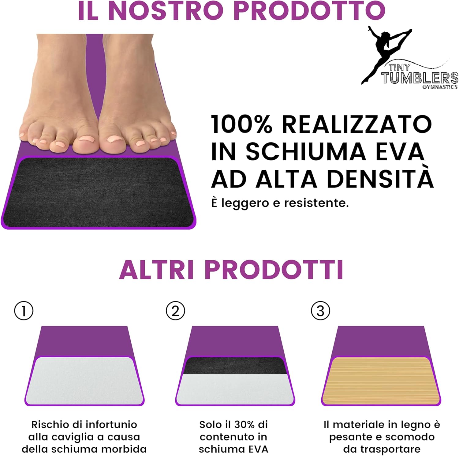 Trave Ginnastica Artistica per Casa 210-300cm - immagine 4