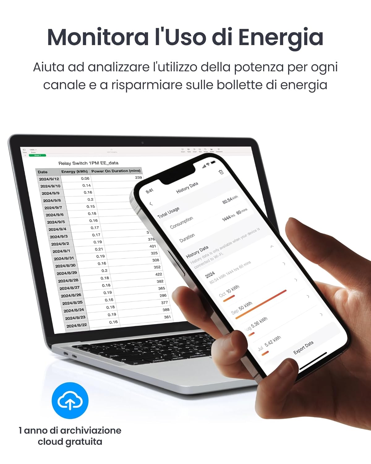 Switchbot Interruttore Relè Opaco 1PM - immagine 6