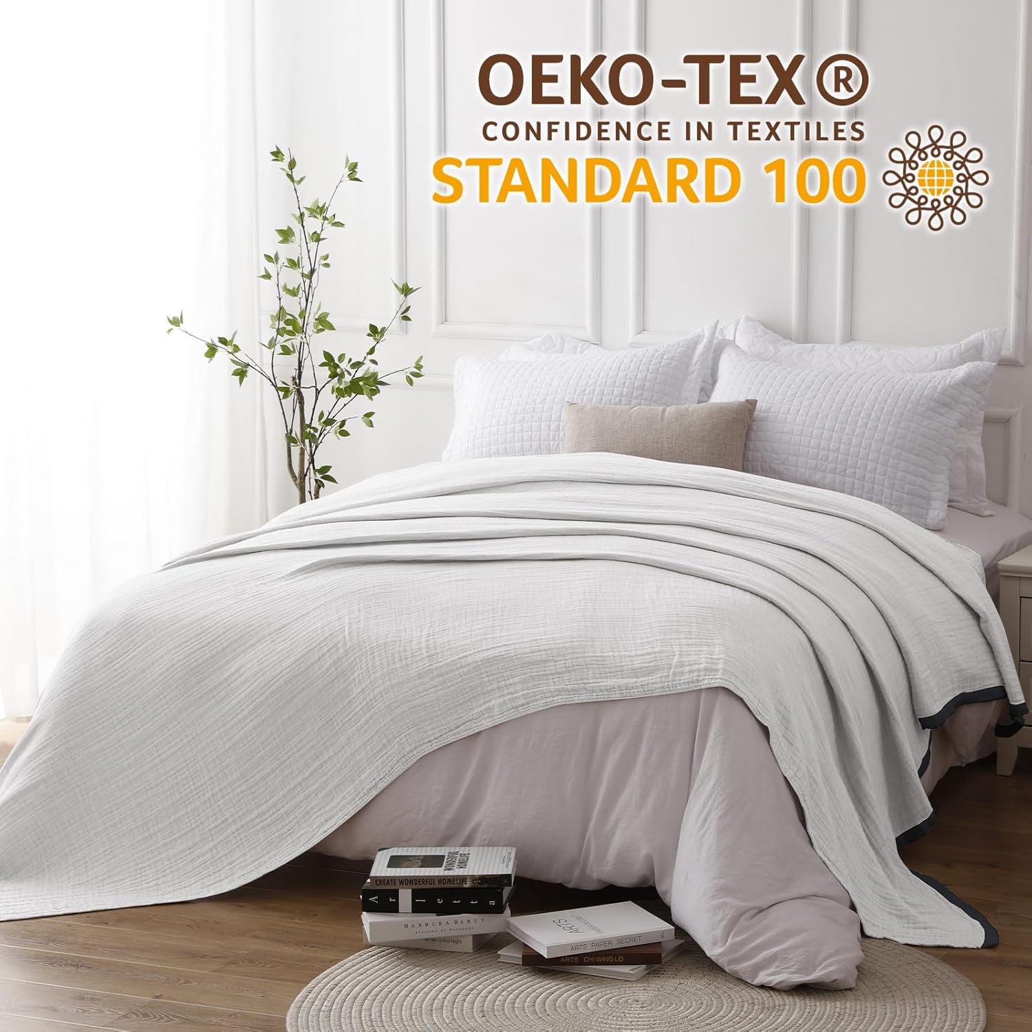 Se Softexly Copriletto Double-Face Cotone 230x260cm - immagine 2