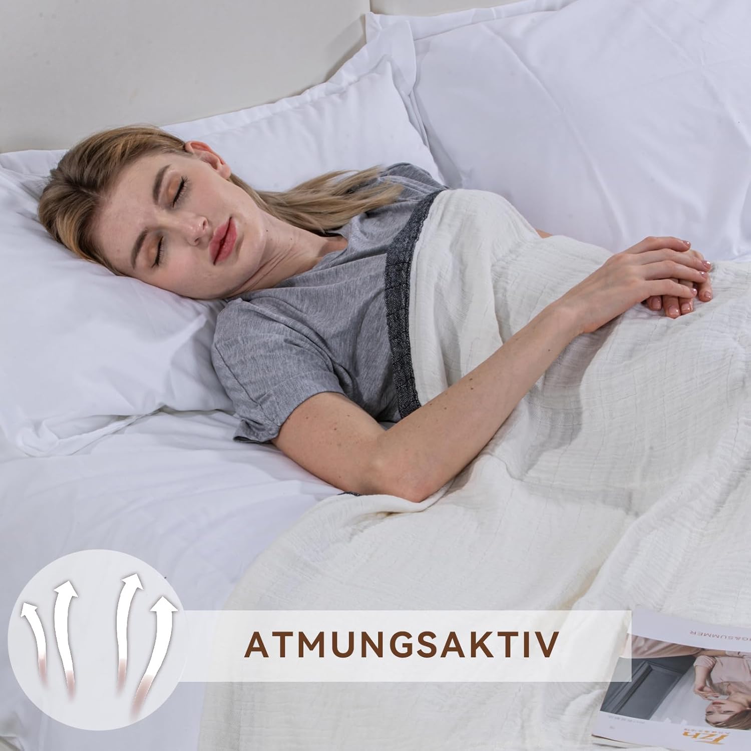 Se Softexly Copriletto Double-Face Cotone 230x260cm - immagine 3