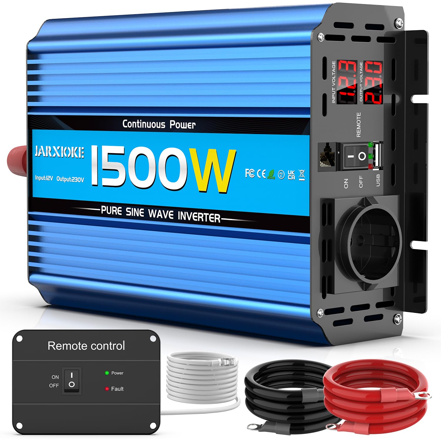 Inverter 12V 220V Onda Pura 1500W/3000W