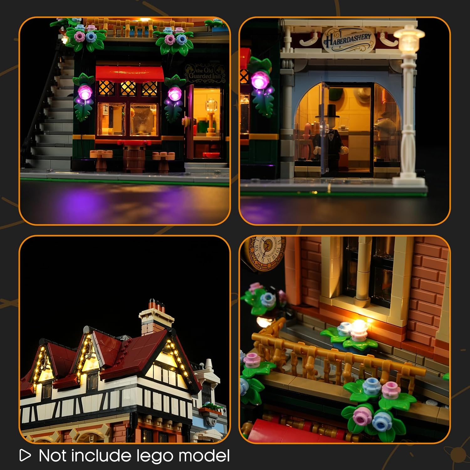 Lightailing Set di Luci per Lego-10350 Edificio Tudor - immagine 3