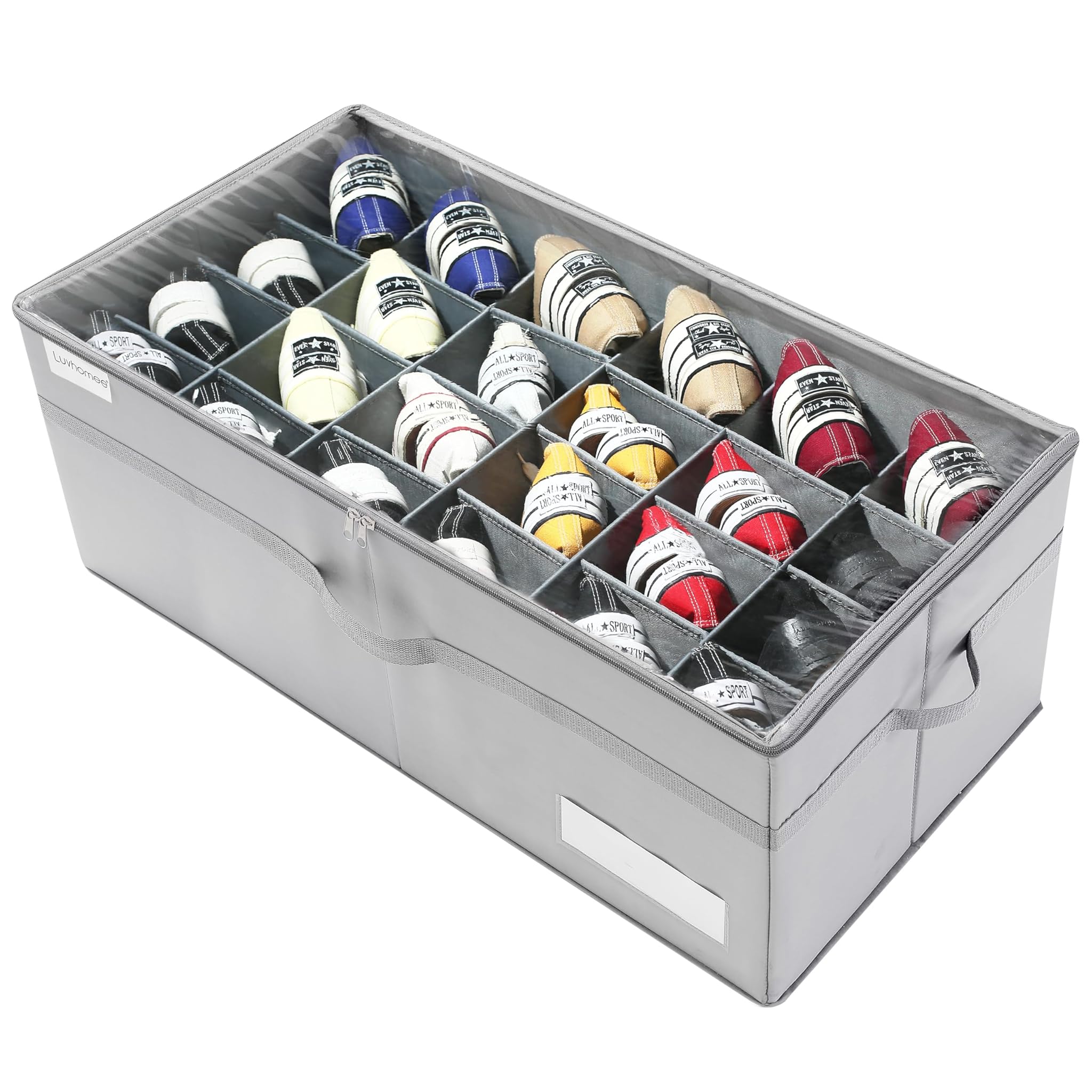 Organizer Scarpe per Armadio 24 Paia, Grigio