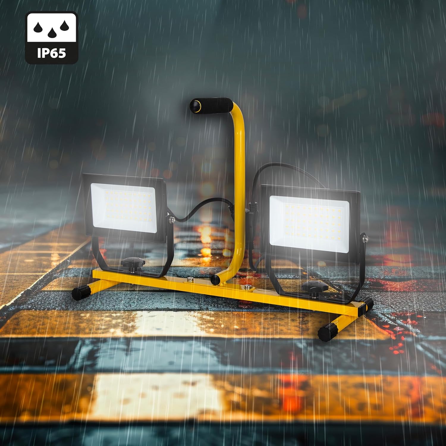 Stak Proiettore LED con Treppiede Regolabile 2x50W - immagine 7