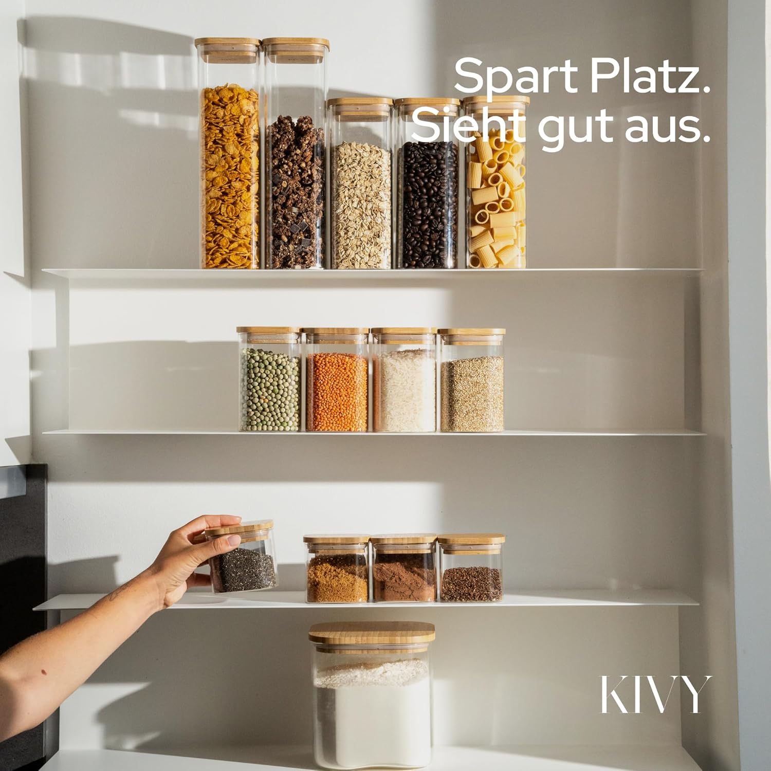 Kivy Grande Barattolo Ermetico 3 L - immagine 2