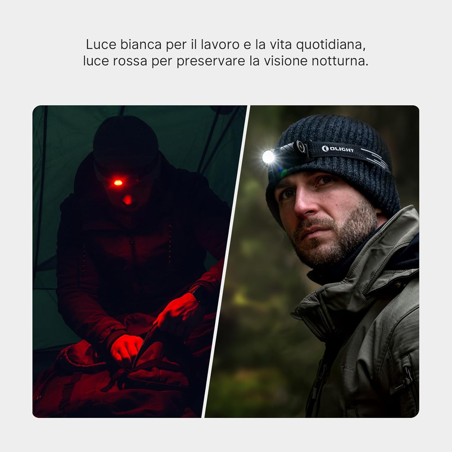 OLIGHT Perun 3 Mini Torcia Frontale Ricaricabile 1250 Lumen, Nero - immagine 3