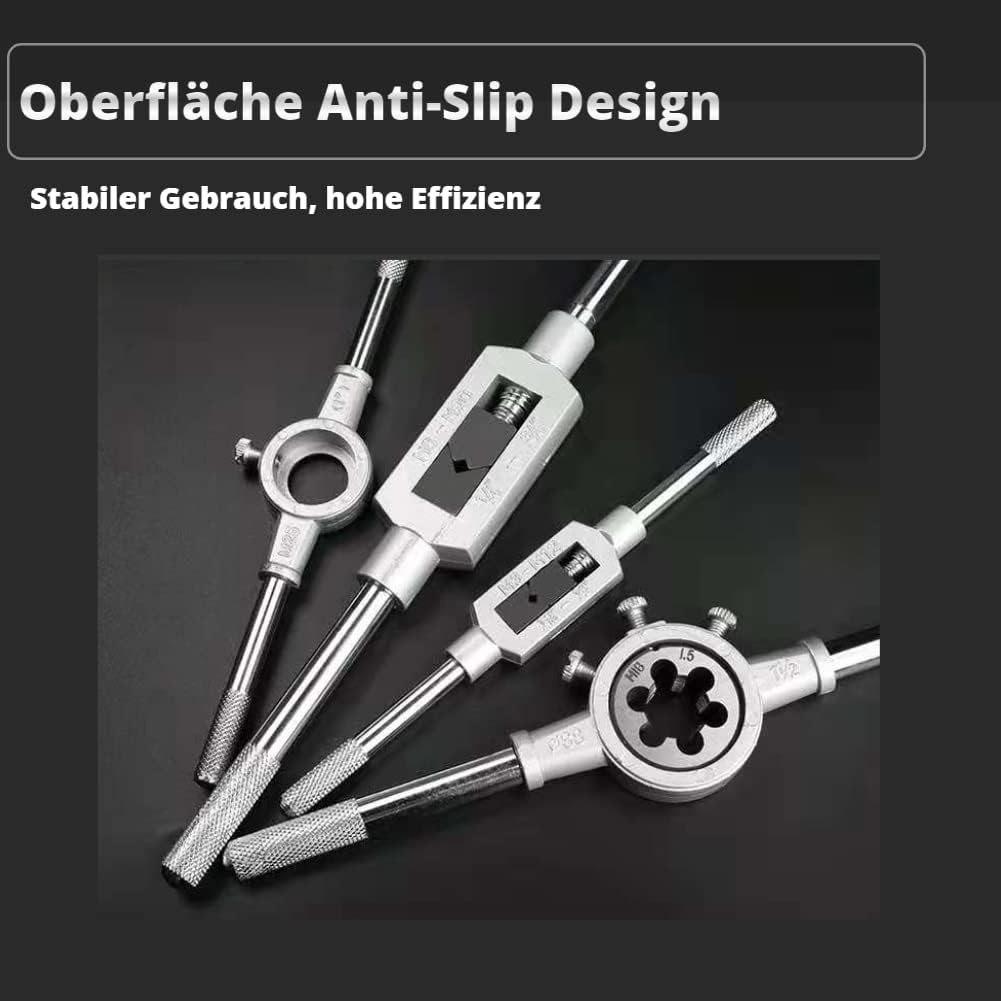 Set Maschi e Filiere M2-M18 da 110 Pezzi - immagine 2