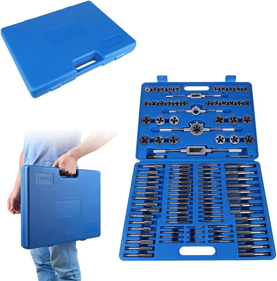 Set Maschi e Filiere M2-M18 da 110 Pezzi - immagine 7