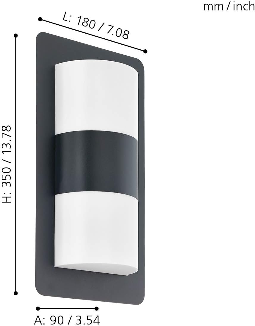 Eglo Lampada da Parete per Esterni Cistierna 2 Luci - immagine 5