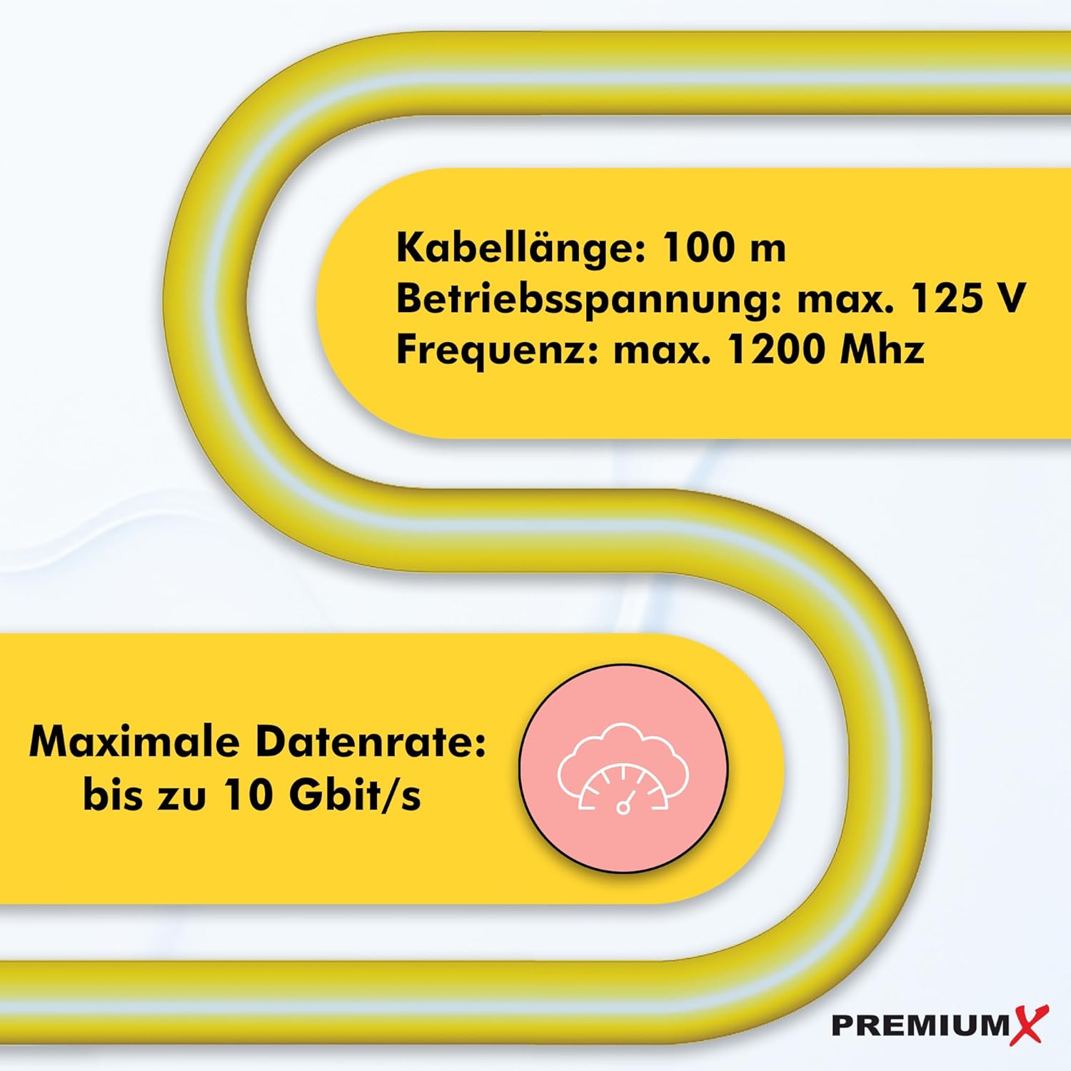 Premium X CAT 7A Cavo di Rete 100m Rame Puro - immagine 4