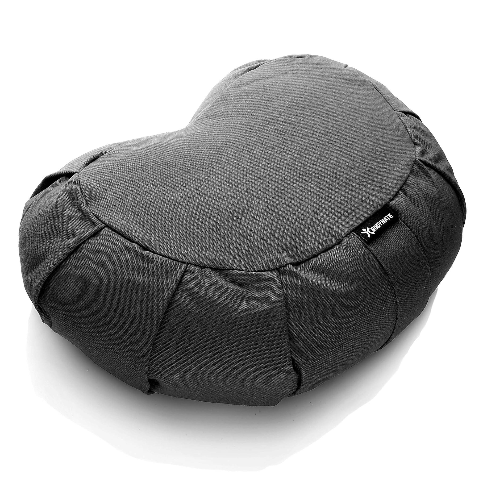 Bodymate Cuscino Yoga e Meditazione Mezzaluna 42x30x15 cm