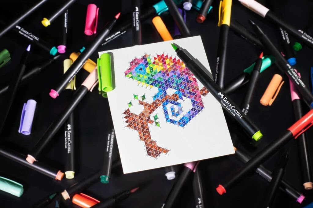 Faber-castell 116454 - Astuccio 50 Pennarelli Black Edition - immagine 5