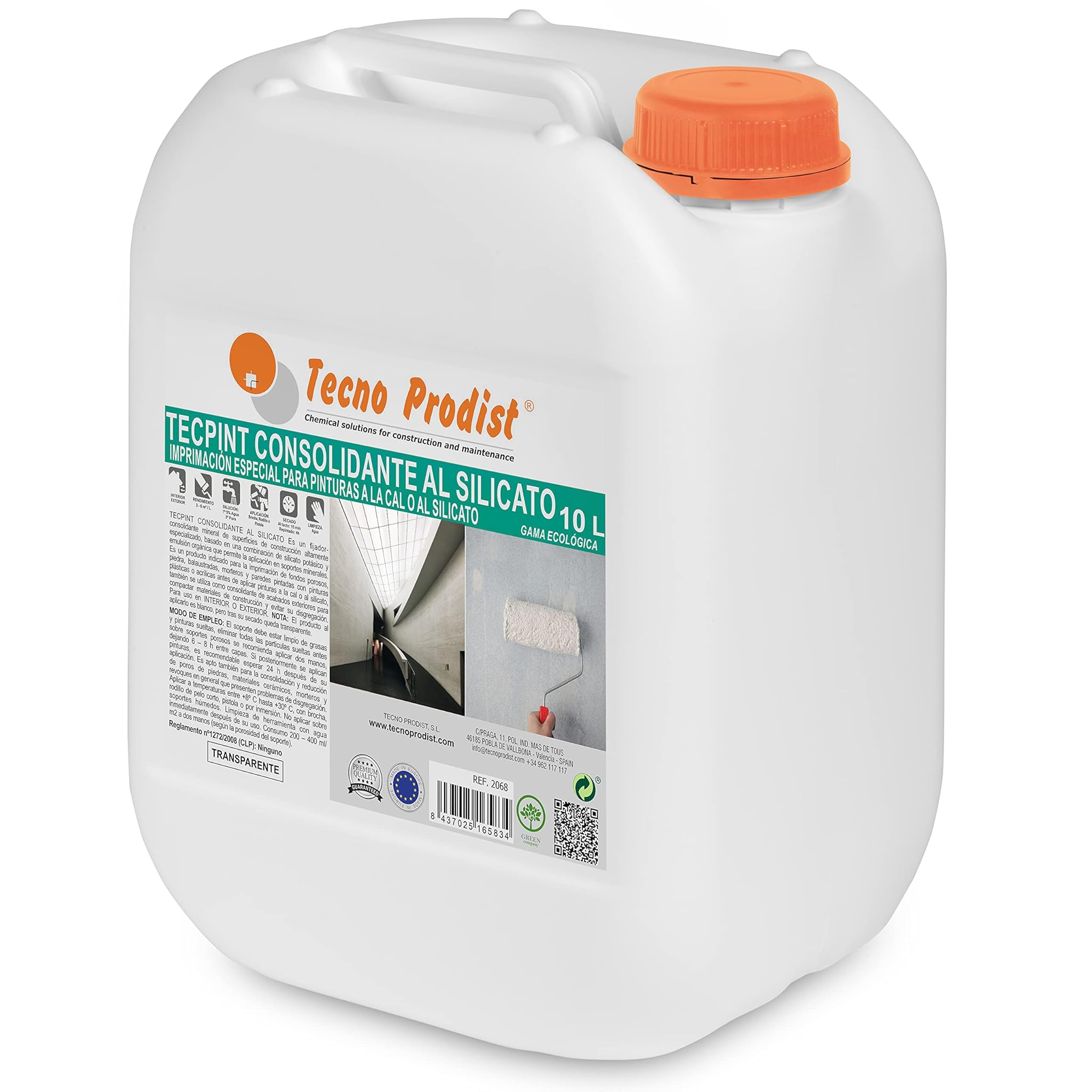 Tecno Prodist TECPINT CONSOLIDATO AL SILICATO 10 Litri