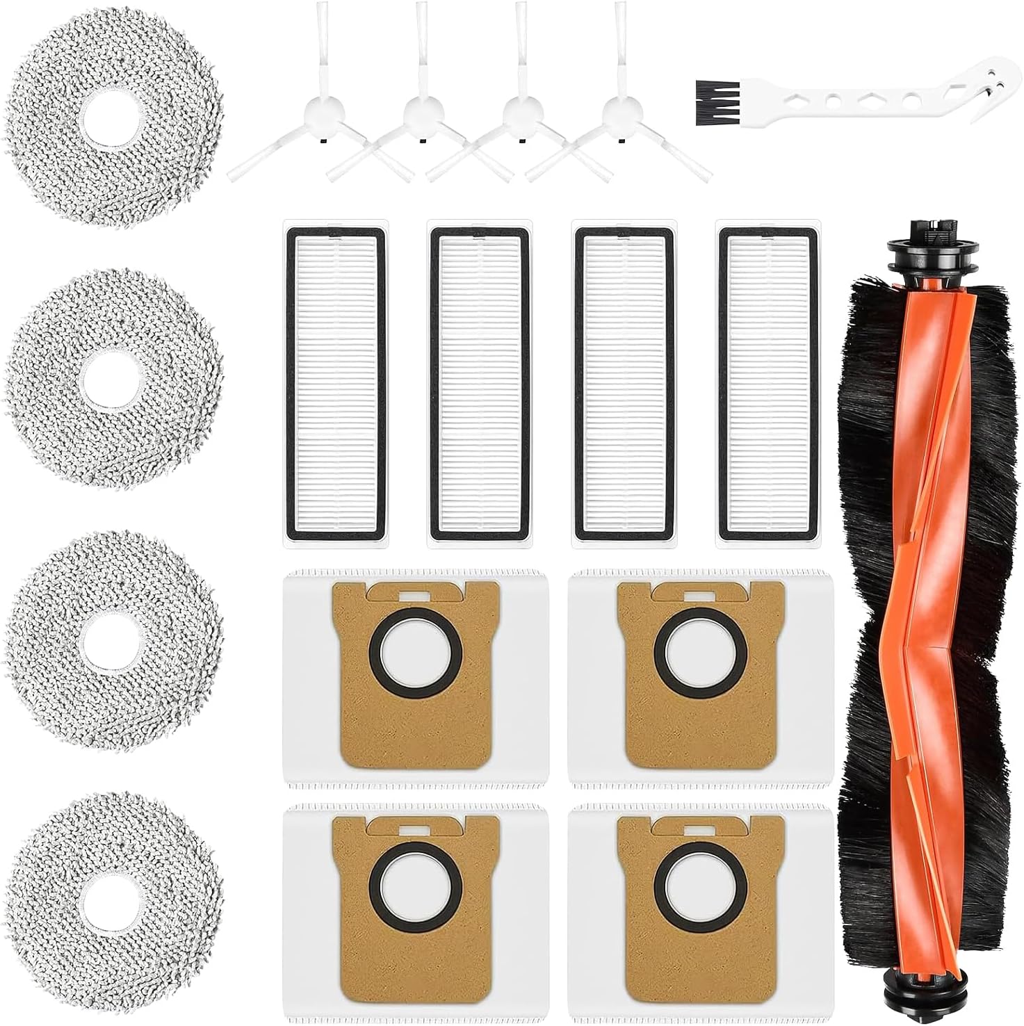 Kit Accessori Ricambi Compatibili Xiaomi Robot Vacuum X20+ - immagine 1