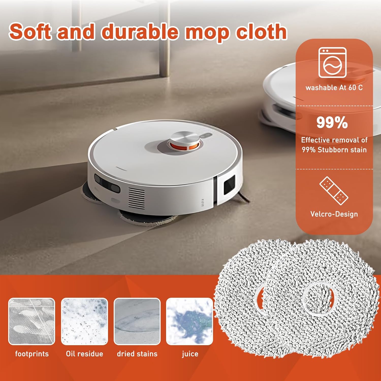 Kit Accessori Ricambi Compatibili Xiaomi Robot Vacuum X20+ - immagine 4