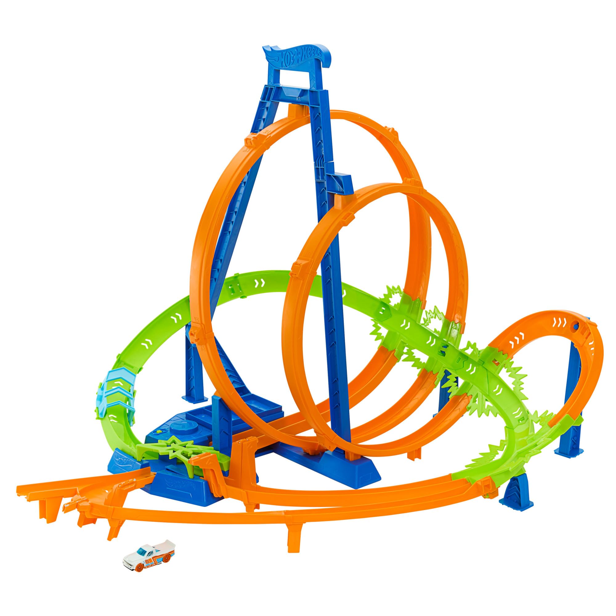 Hot Wheels - Mega Loop Scontri Epici Playset