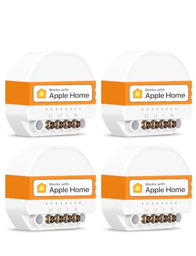 Refoss Mini Smart Home Relè Interruttore WLAN 4 Pezzi