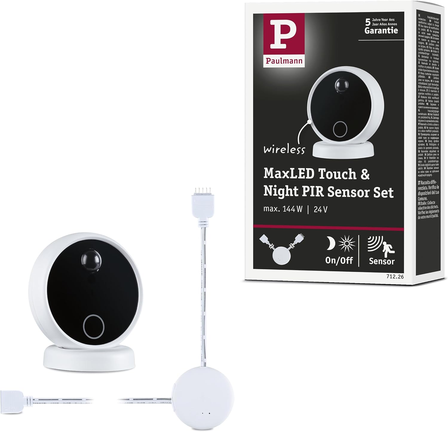 Paulmann 71226 MaxLED DC 24 V Max. 144 W, Bianco, Nero - immagine 1