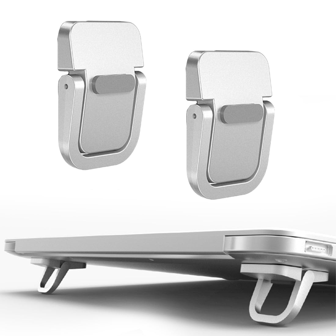 Supporto PC Portatile Pieghevole e Ventilato (1 Paio)