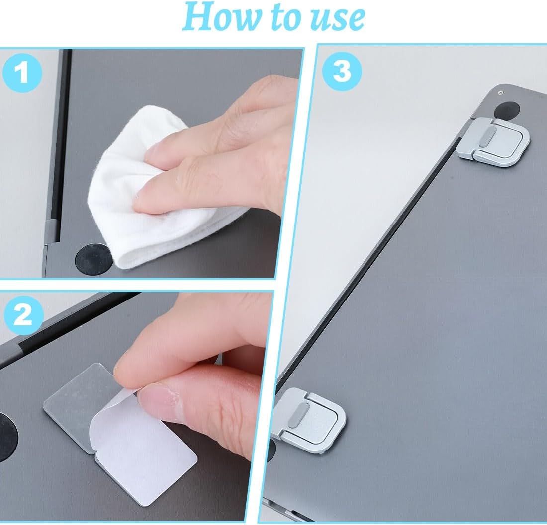 Supporto PC Portatile Pieghevole e Ventilato (1 Paio) - immagine 5