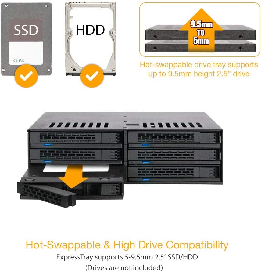 Icy Dock ExpressCage MB326SP-B - Mobile Rack Hot Swap - immagine 4