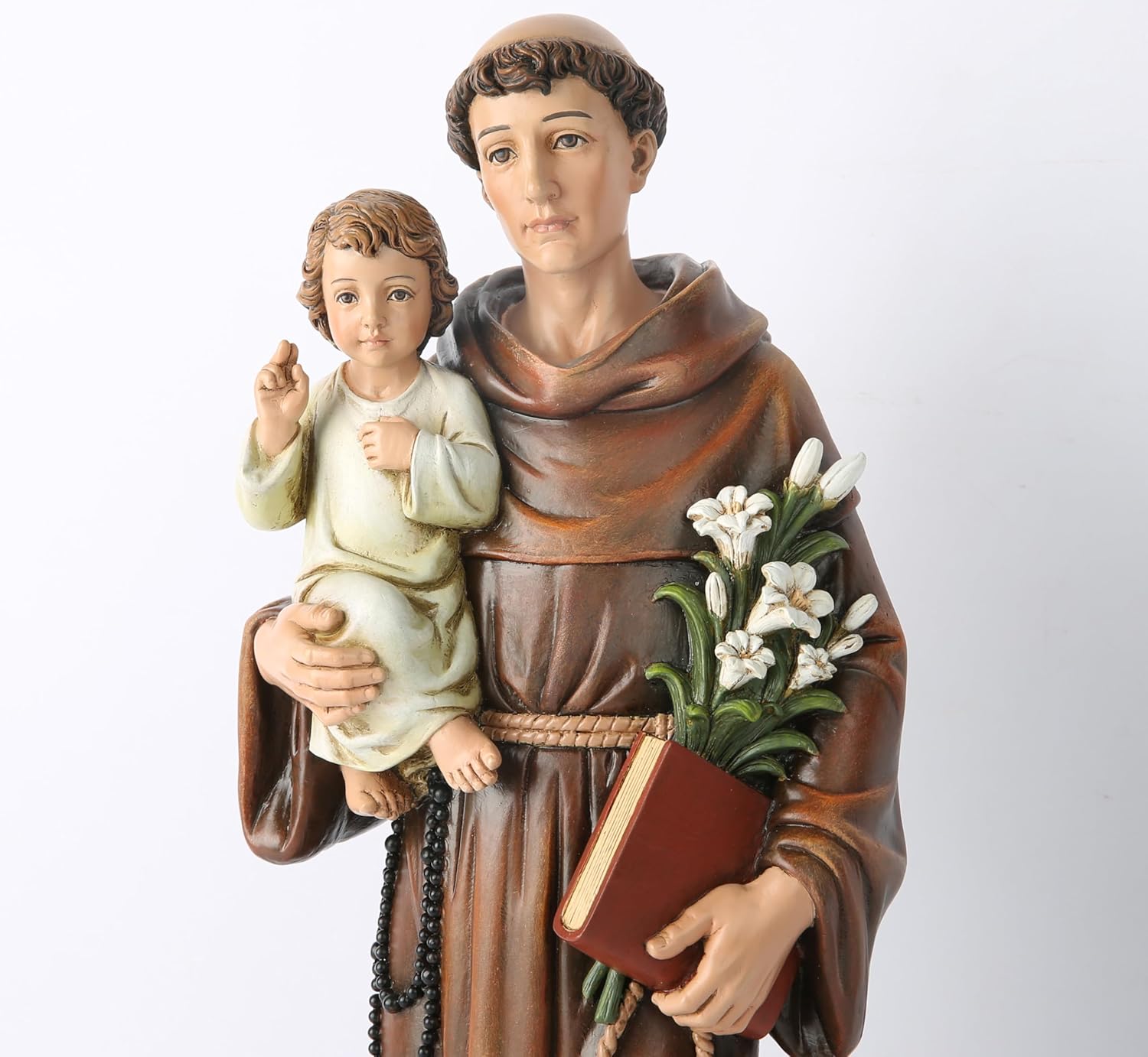 Statua Cattolica Sant'Antonio da Padova 37,5cm - immagine 2