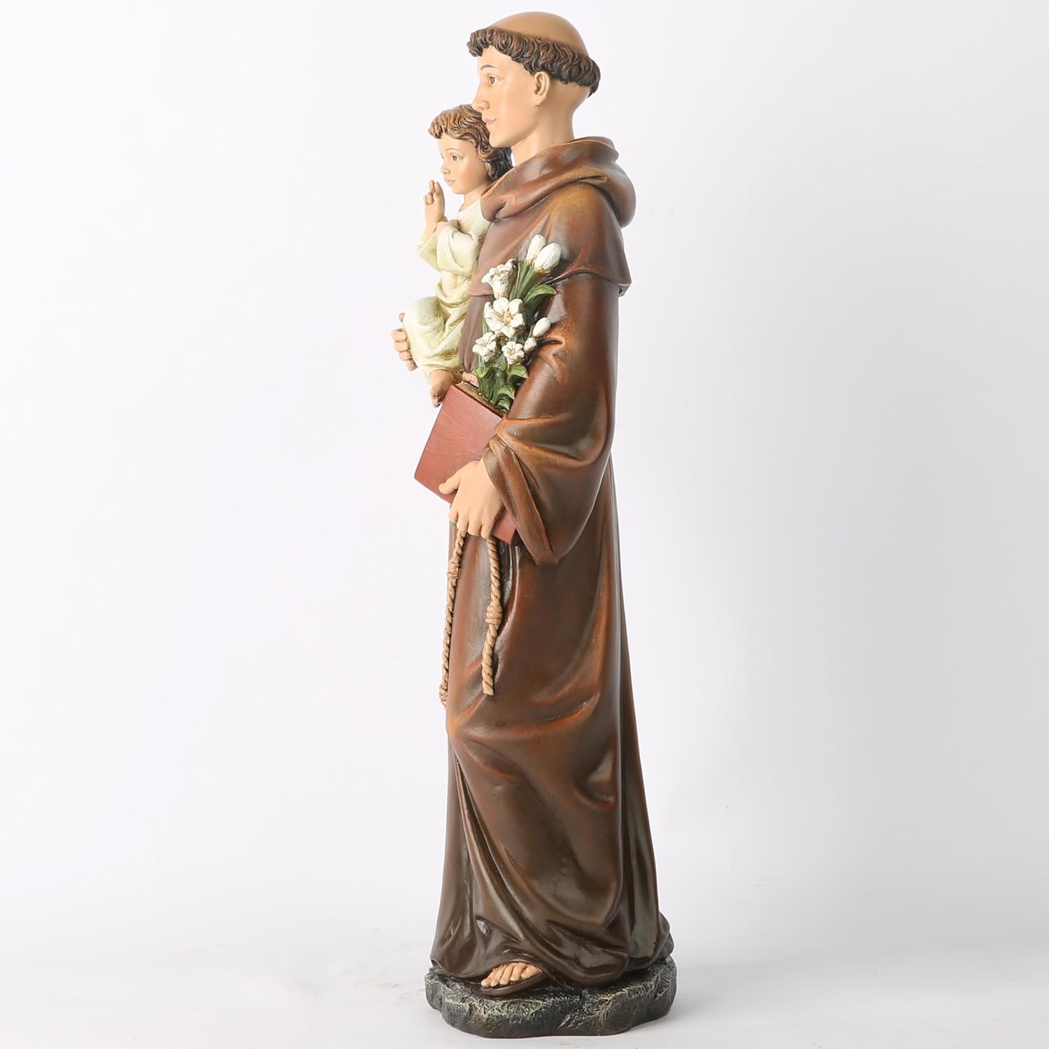 Statua Cattolica Sant'Antonio da Padova 37,5cm - immagine 6