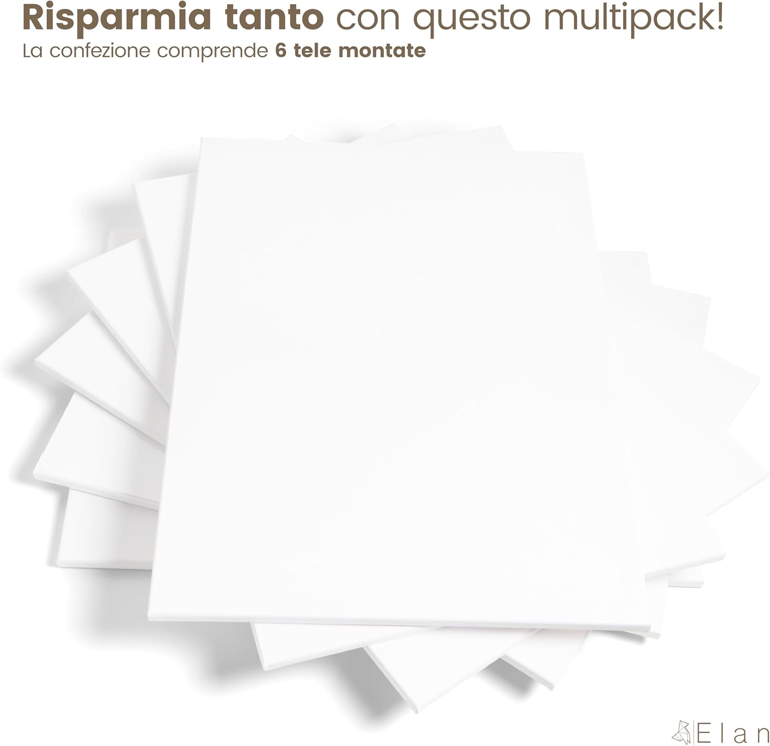 Elan Tele per Dipingere 50x60cm - Set 6 Pezzi - immagine 4