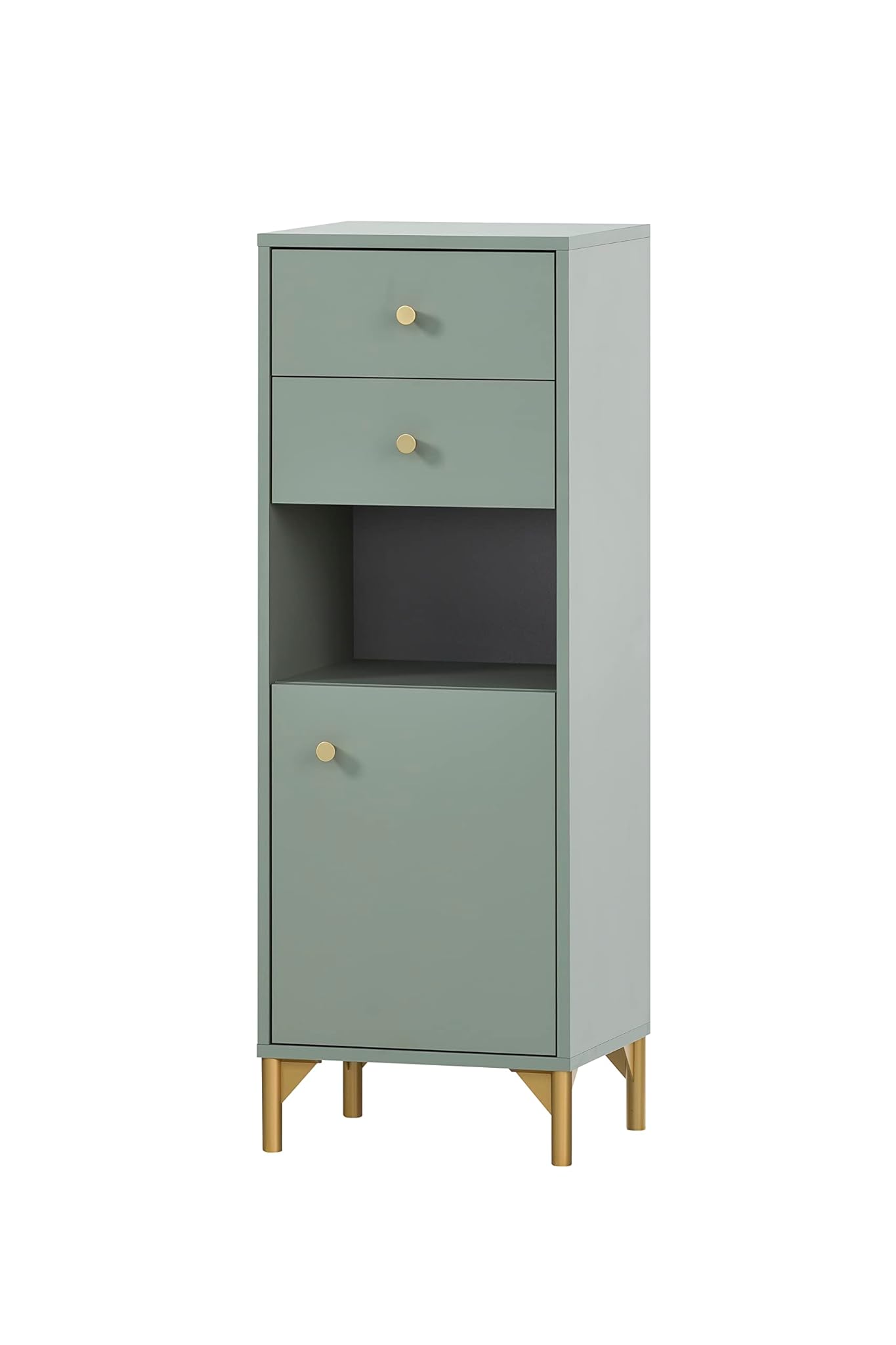 Schildmeyer Ando Mobile Credenza Verde Pistacchio e Oro