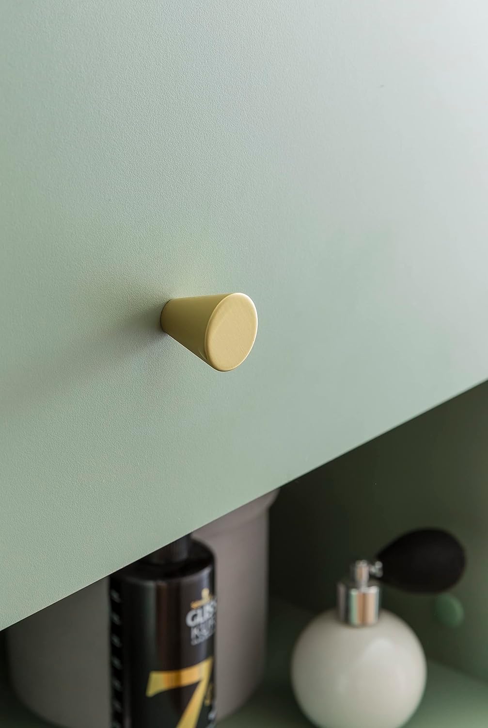 Schildmeyer Ando Mobile Credenza Verde Pistacchio e Oro - immagine 5