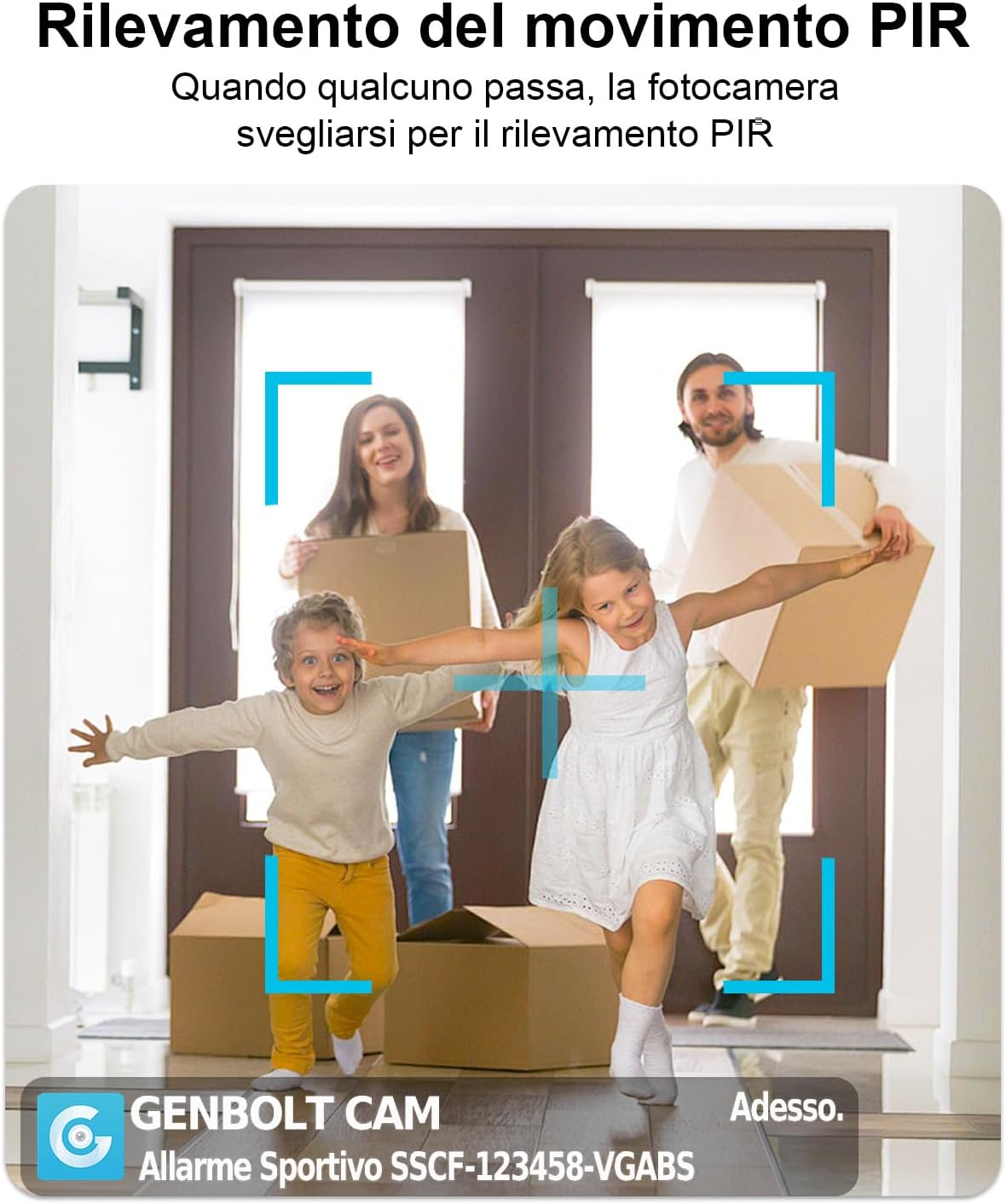 Genbolt 2K Telecamera WIFI Interno 5000mAh - immagine 8