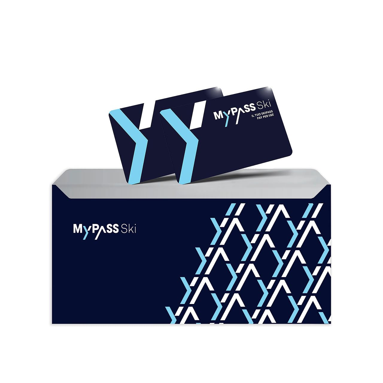 MyPass Ski 2 Card - Skipass PayPerUse - Busta 2 Card