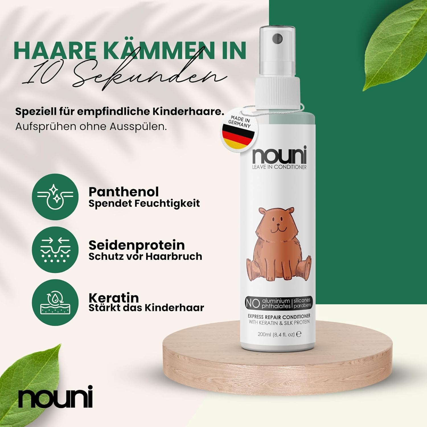 3er Bundle - Haargel, Shampoo & Leave-In Conditioner für Kinder - immagine 2