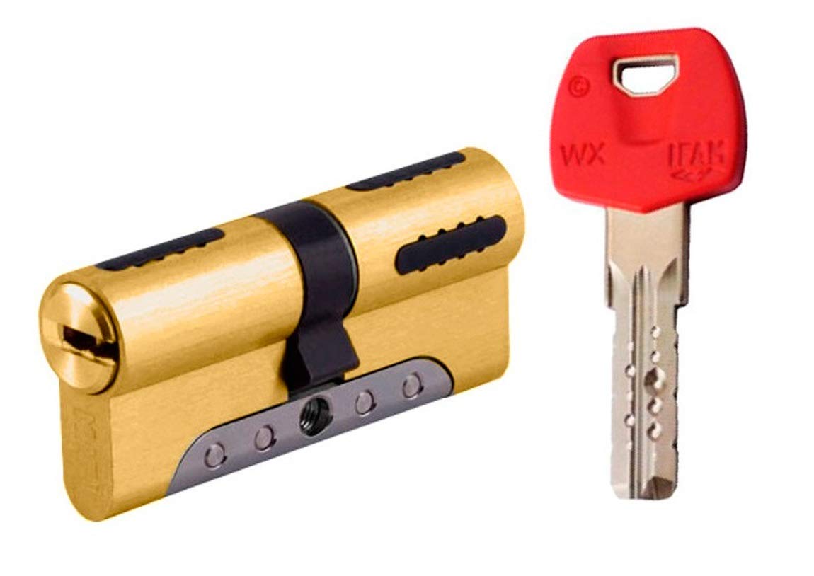 Ifam Cilindro Alta Sicurezza WX1000 30x50 mm, Ottone