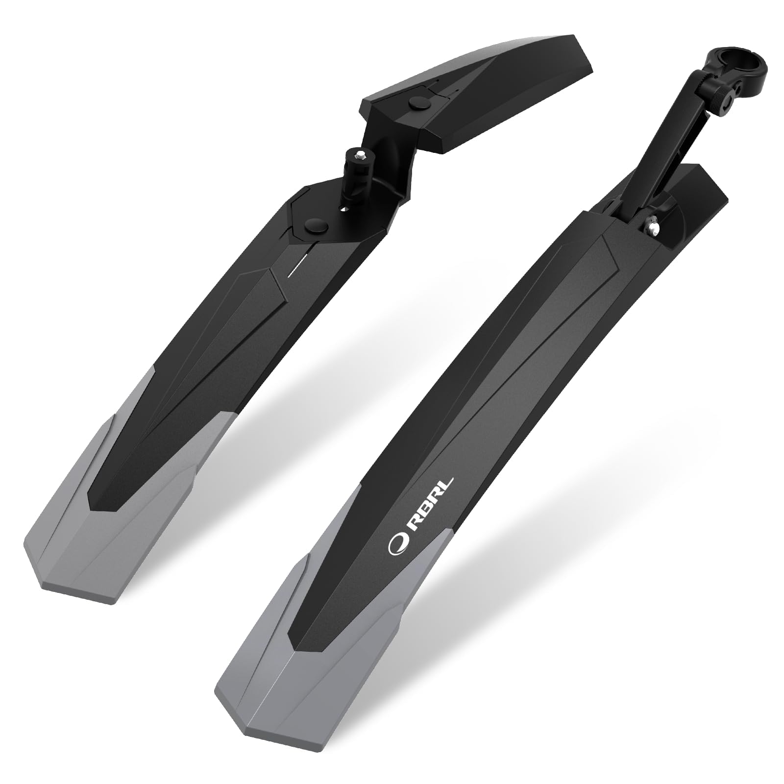 RBRL Parafango Bici, Parafanghi Bici Regolabile a Sgancio Rapido, Parafanghi MTB Adatto per Mountain Bike/E-Bike da 24-29 Pollici