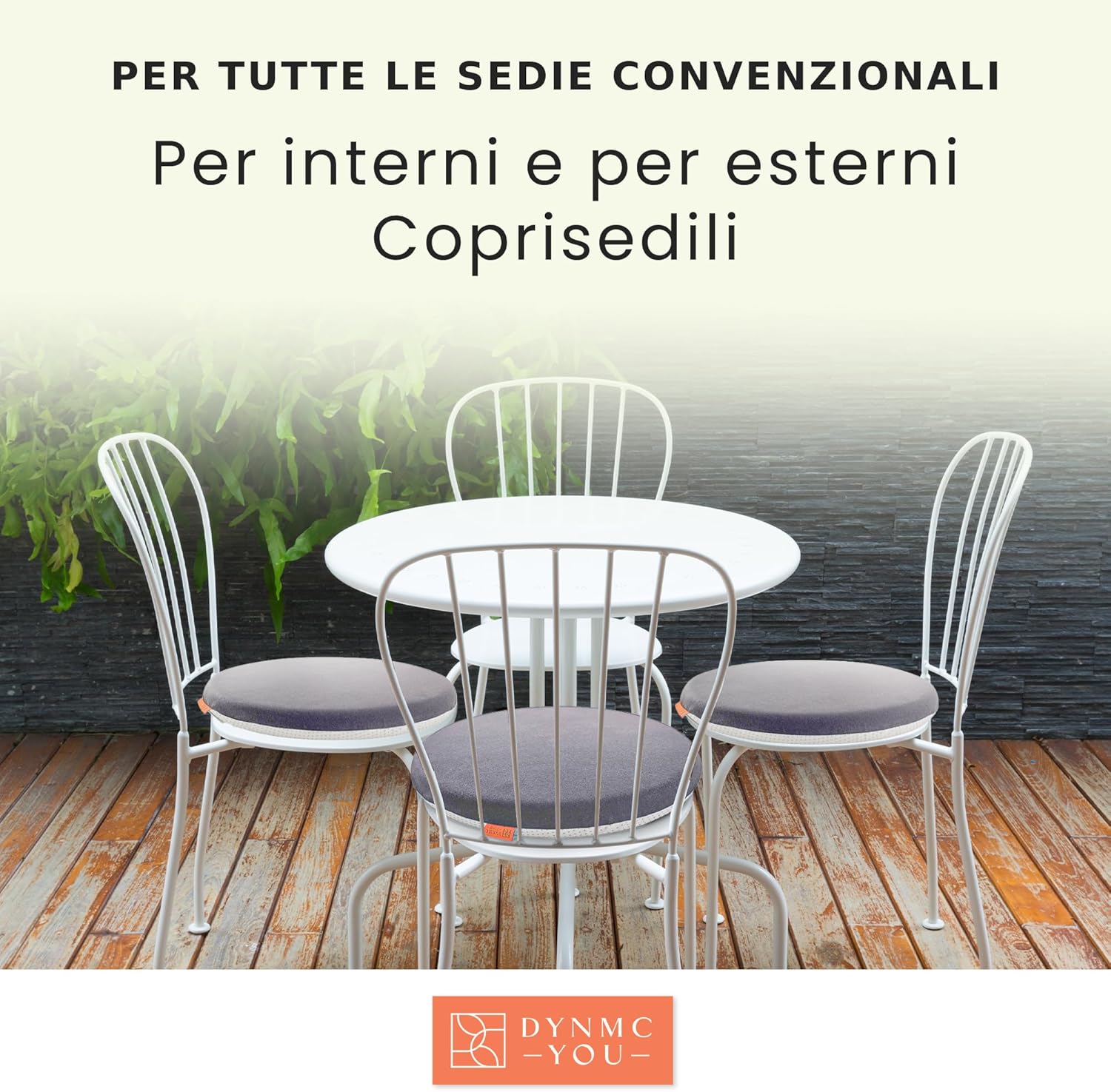 Dynmc You Set 4 Cuscini Sedie Cucina Memory Foam - immagine 4