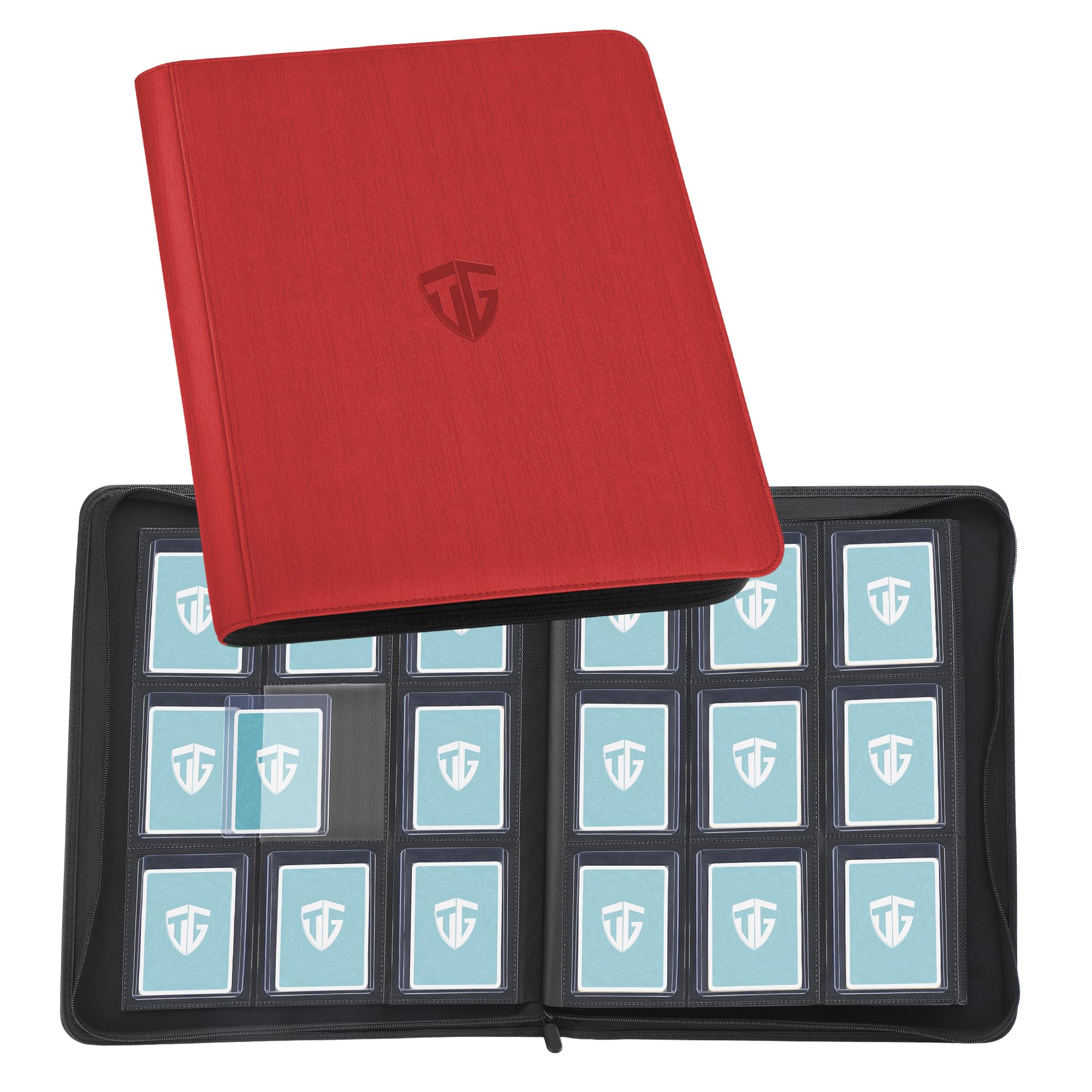 Toploader - Album Carte Collezionabili 216 Posti, Rosso