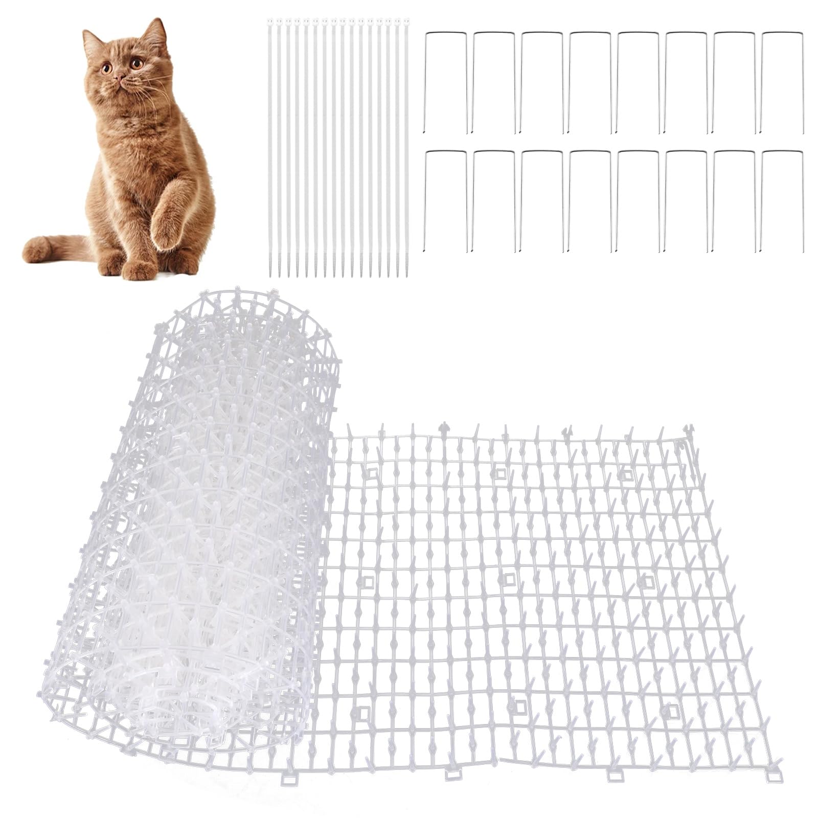 Jmiatry Tappetino Repellente per Gatti 30x400CM