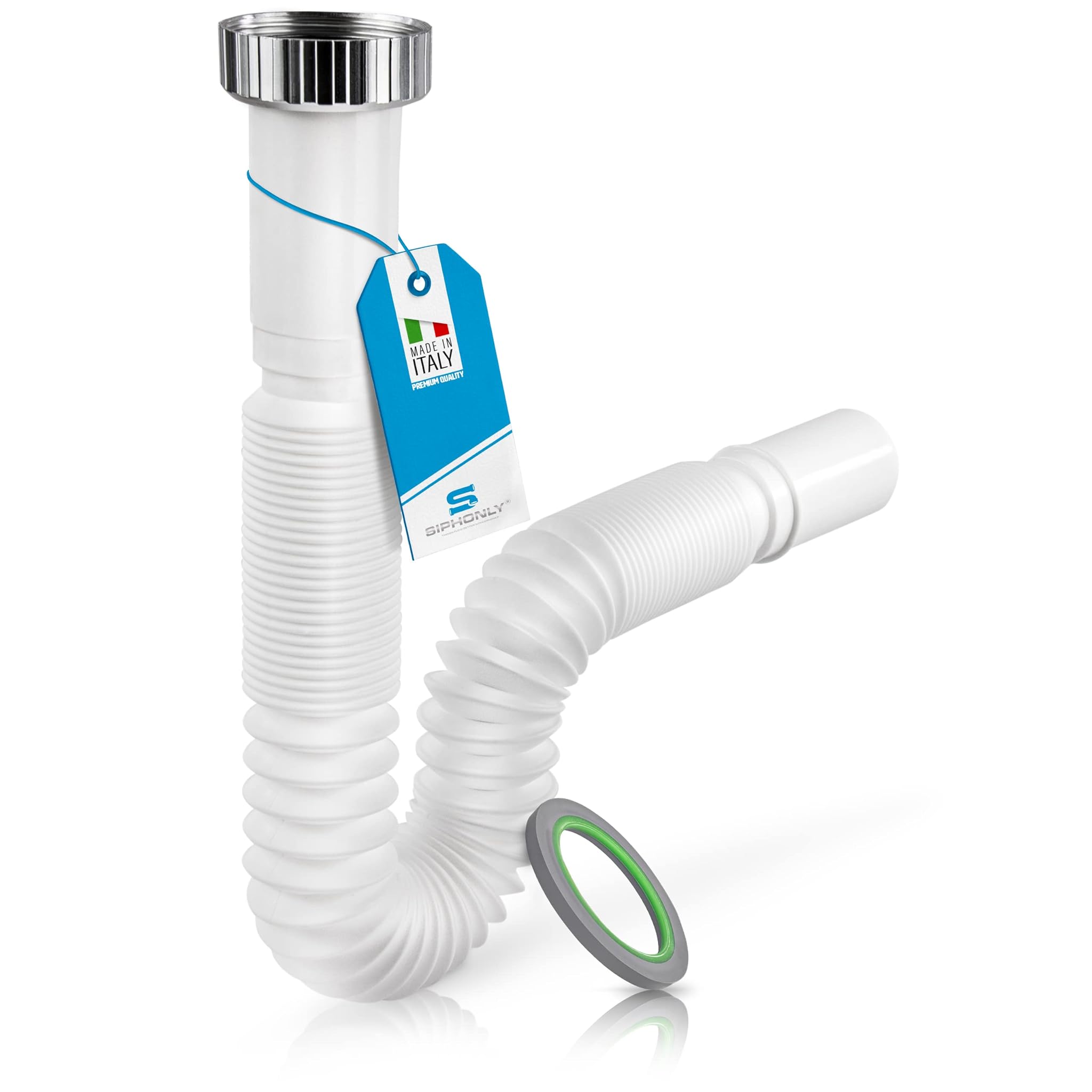 Tubo di Scarico Flessibile 1 1/4" - Sifone Anti-Odore