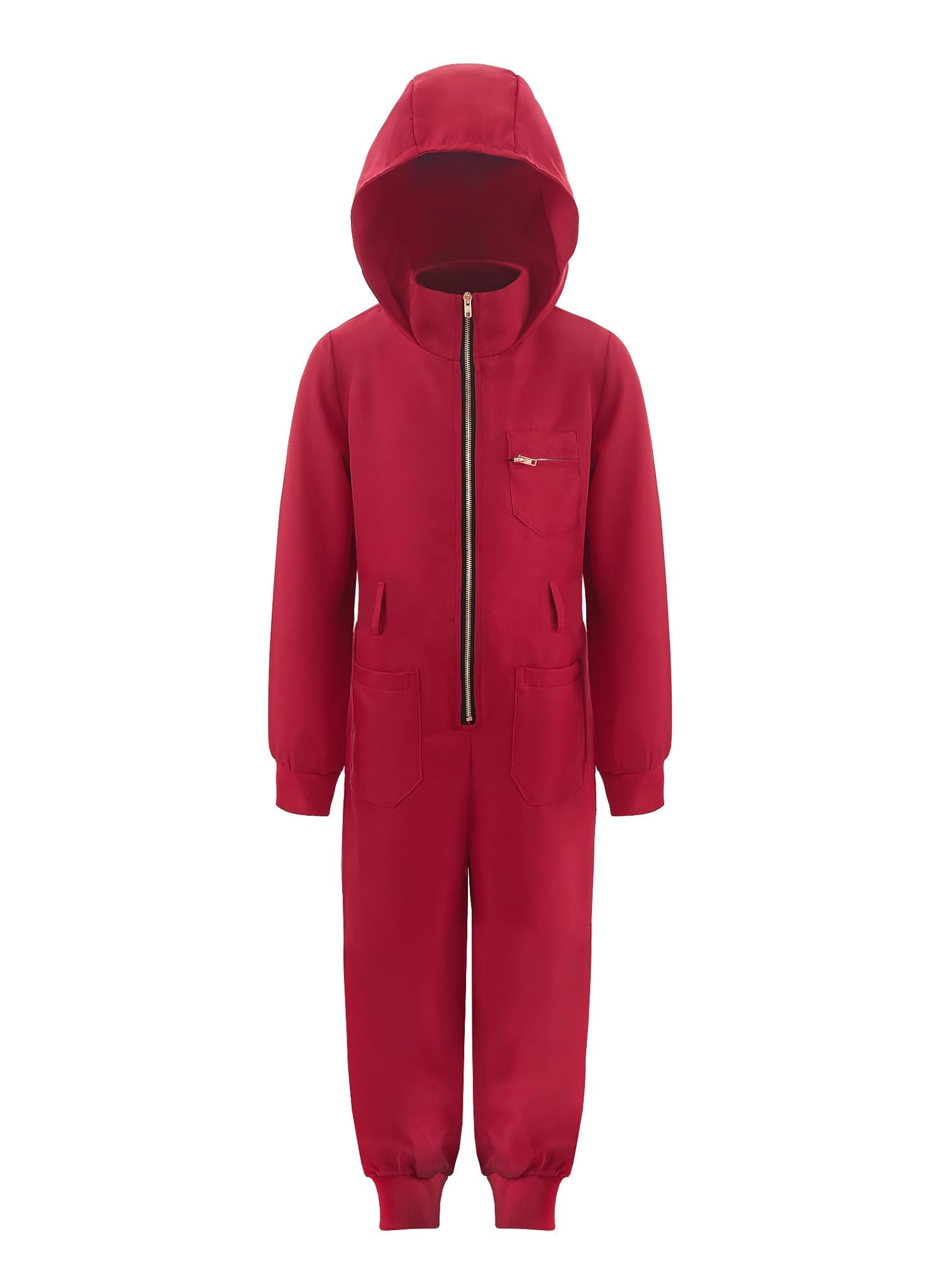 ReliBeauty Tuta rossa per bambini, carnevale