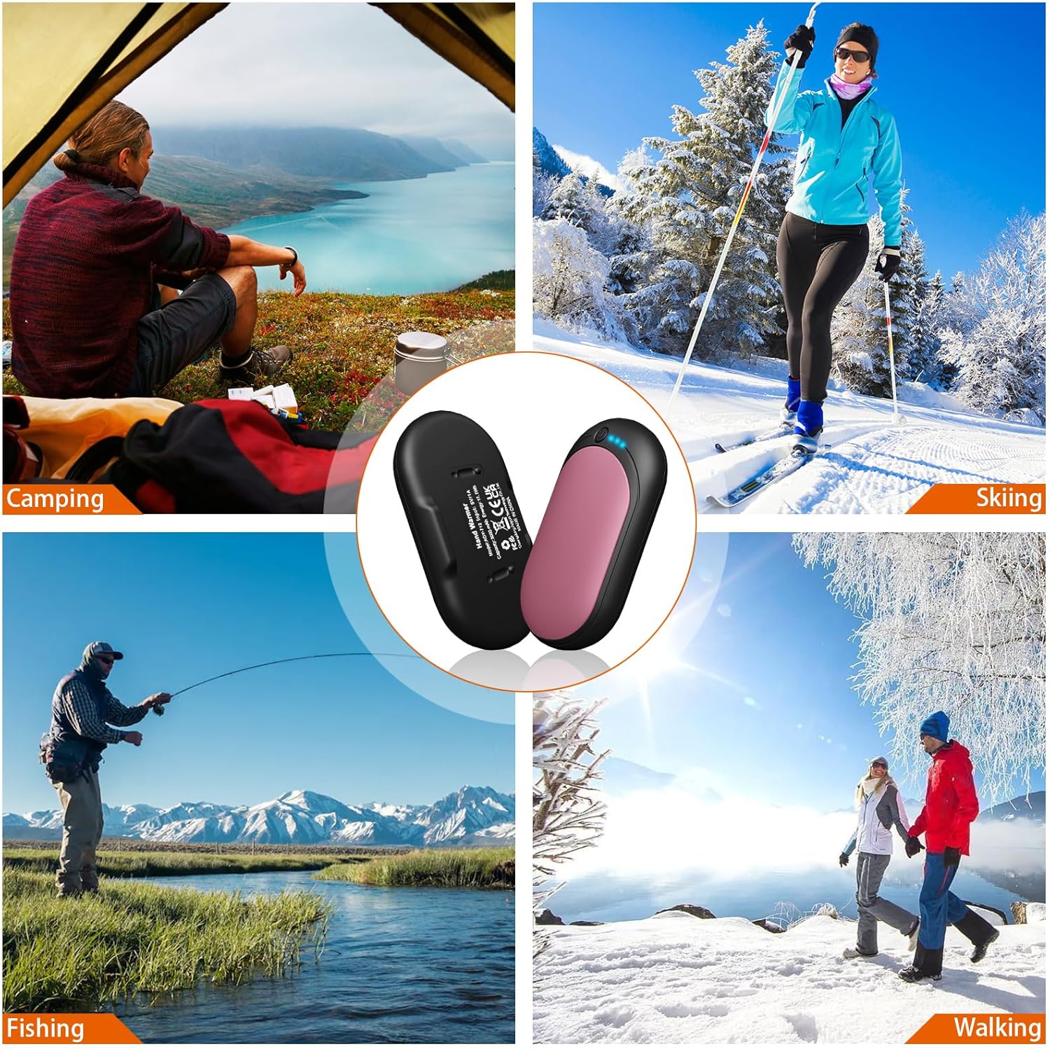 Scaldamani Ricaricabile USB 2 in 1 - immagine 6