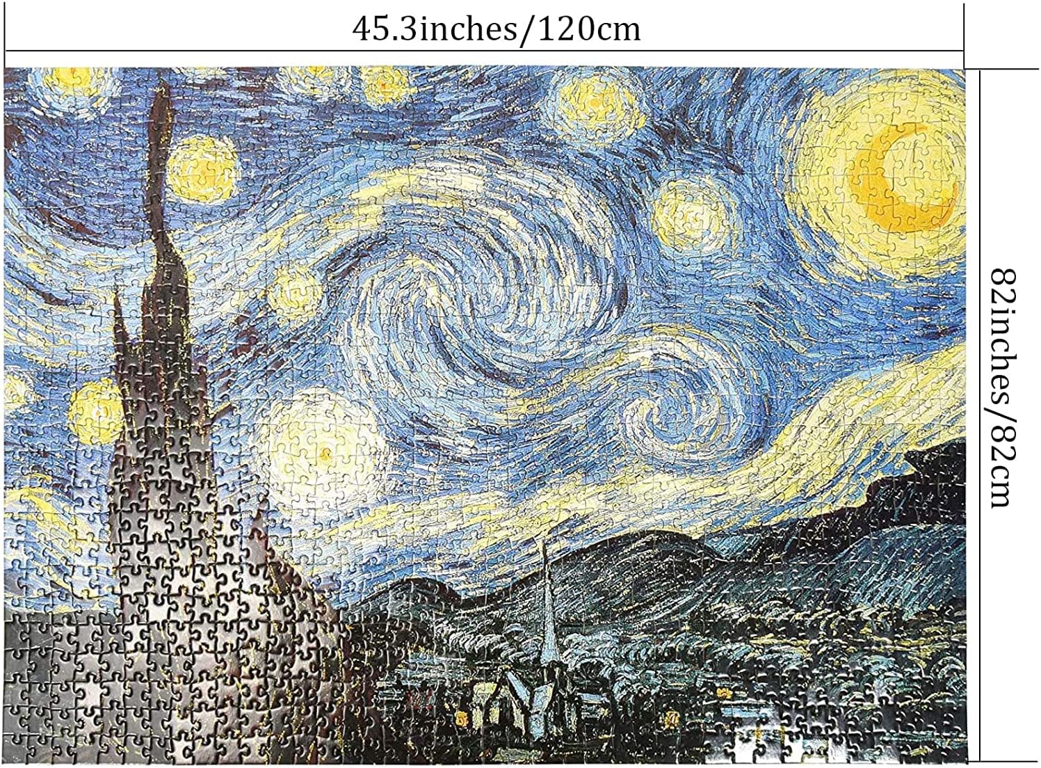 Puzzle 3000 Pezzi - Notte Stellata di Vincent - immagine 2