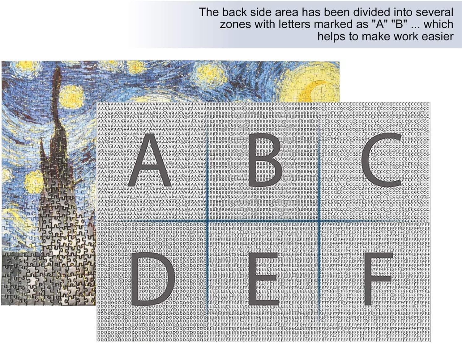 Puzzle 3000 Pezzi - Notte Stellata di Vincent - immagine 6